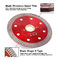 4.5 дюймовый многоцелевой влажный сухой бриллиантовый режущий диск усиленный круговой бриллиантовый лезвие
